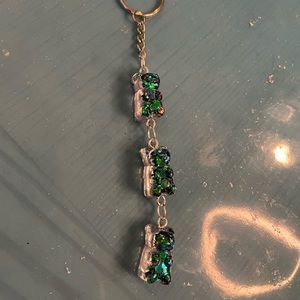 Gummy bear resin keychain